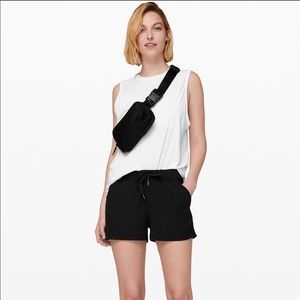 Lululemon On The Fly Black Shorts